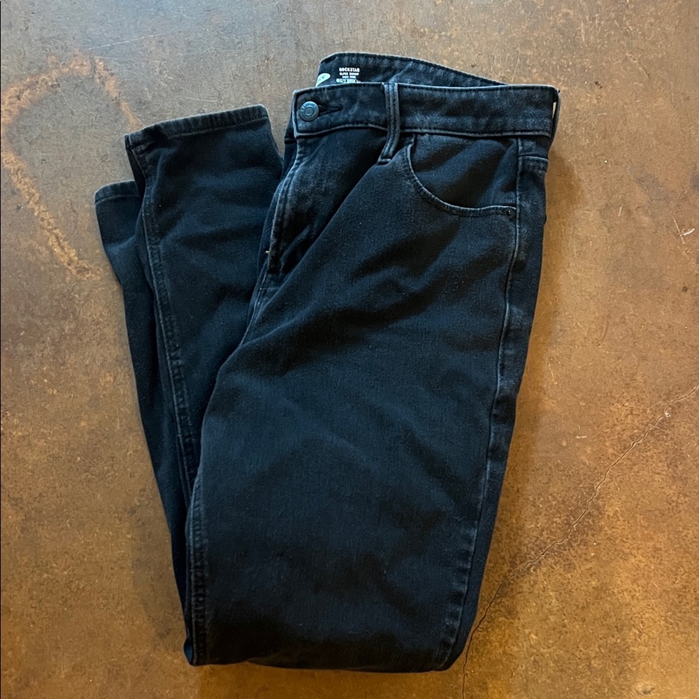 Old Navy Women's High Rise Black Jeans